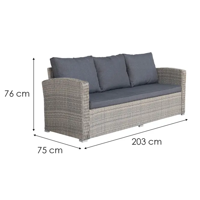 Zahradní set Bjerka grey