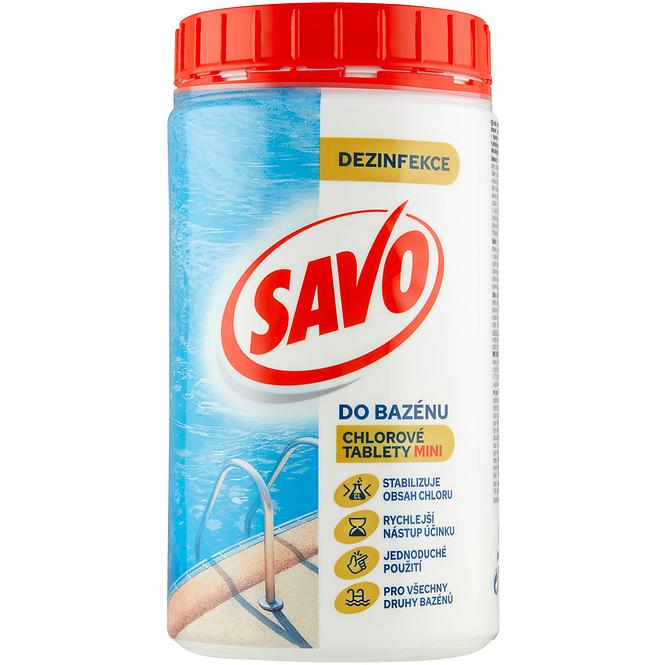 SAVO chlórové tablety MINI 0.8 kg, 676522