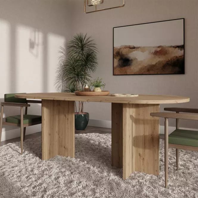 Stůl Loen 204x90 dub artisan