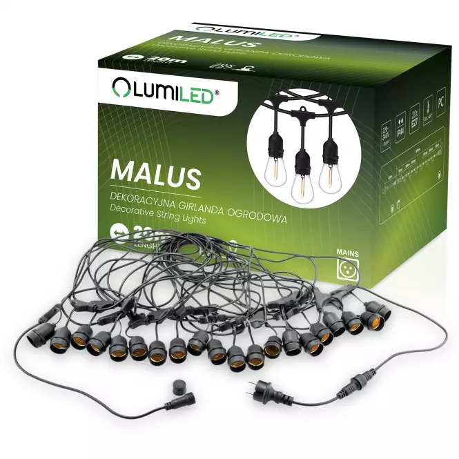 SVITIDLO MALUS 230V 20XE27 20M LW1