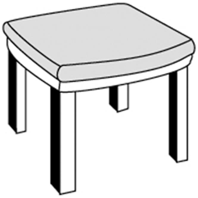 Polstr na židli - monoblok  SPOT 129