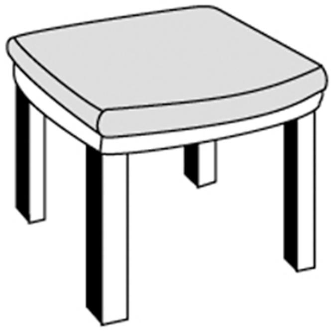 Polstr na židli - monoblok  SPOT 24