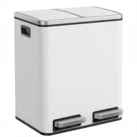 Odpadkový koš ltb030wg01 2x15l white