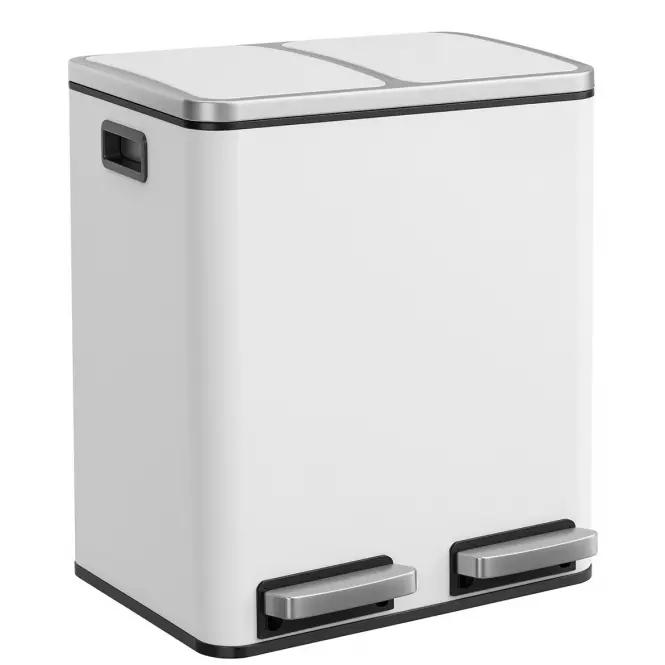 Odpadkový koš ltb030wg01 2x15l white