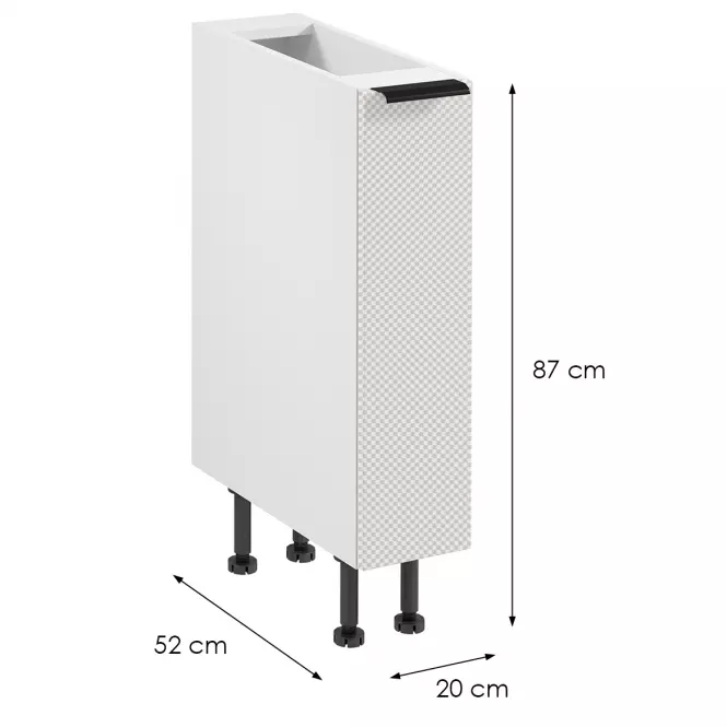 Korpus Luxeo K04-D20C bílý