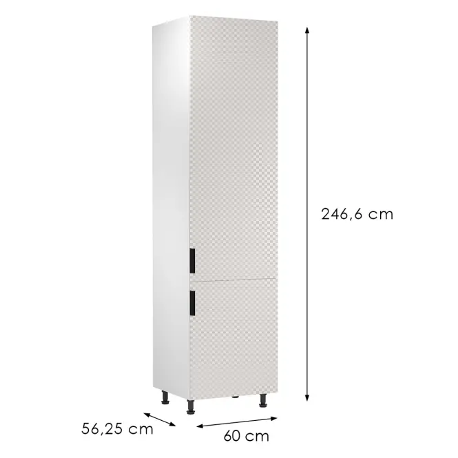 Korpus Luxeo K04-D60RWN bílý,2