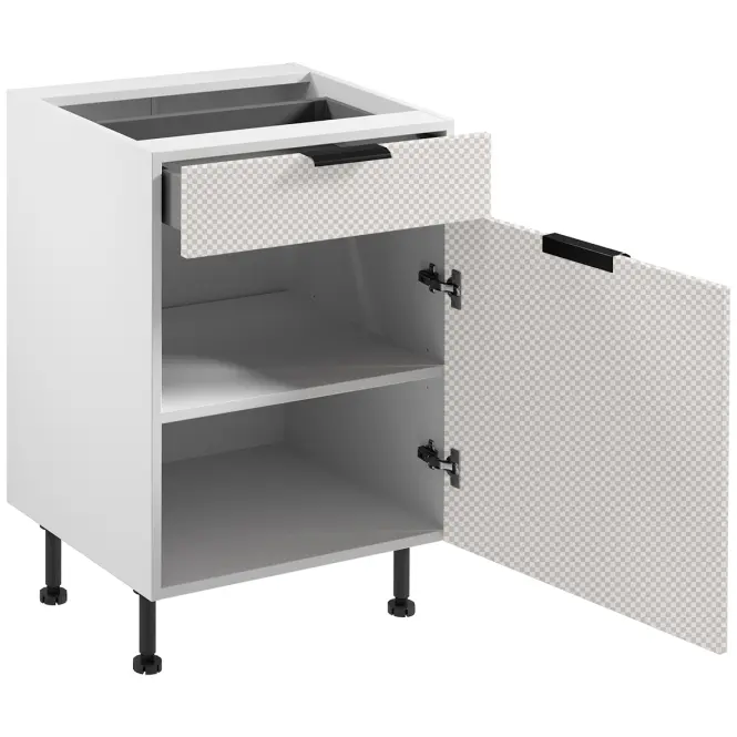 Korpus Luxeo K04-D60S1-AX bílý,3