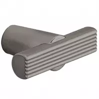 Úchyt knoflík Ray světle grafitový