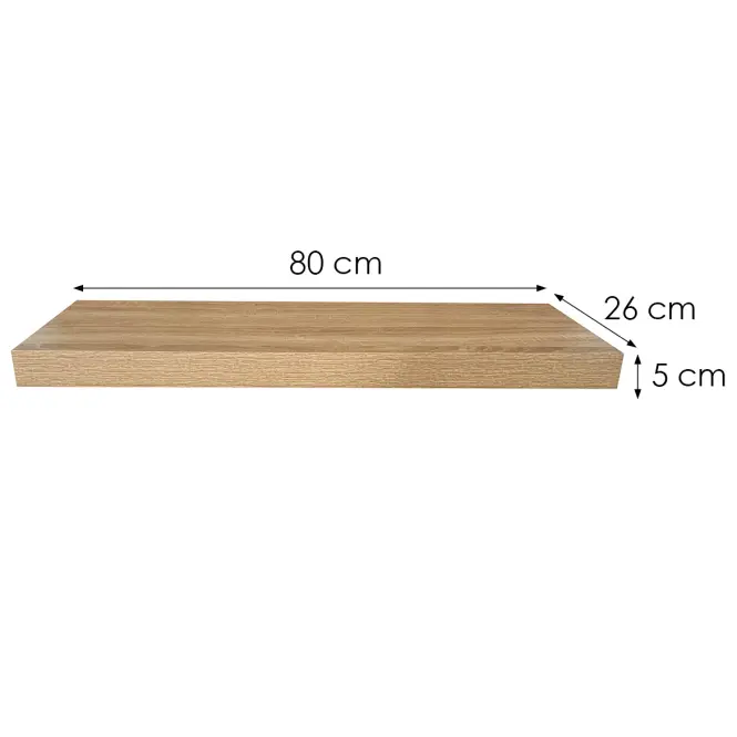 Polička Ligno 80 13220 přírodní,2