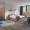 Postel s dřevěným rámem Cosmo C14 dub riviera,4