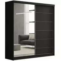 Šatní skříň Infiniti 150 černá