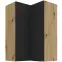 Kuchyňská skříňka Aria-BL/AR anti fingerprint 60x60 GN-90 2F (90°)