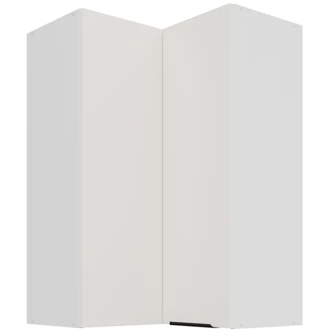 Kuchyňská skříňka Aria-WH/WH anti fingerprint 60x60 GN-90 2F (90°)