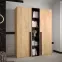 Skříň Miro dub craft/černý mat,9