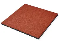 GUMOVÁ DLAŽBA MAX3 - červená, 500x500x25mm
