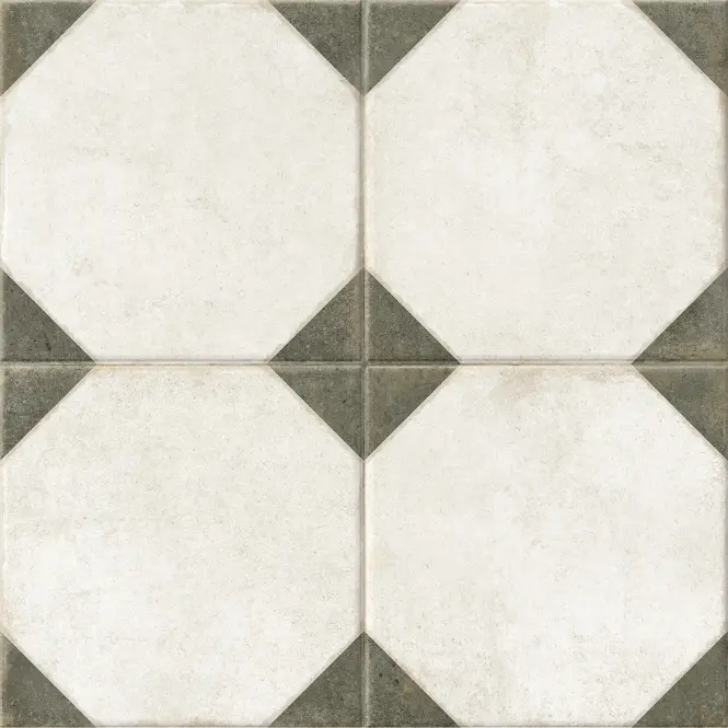 Dlažba Vesso Patchwork Green Mat 42/42