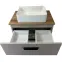 Skrinka pod umyvadlo NOVA 60 cashmere,15
