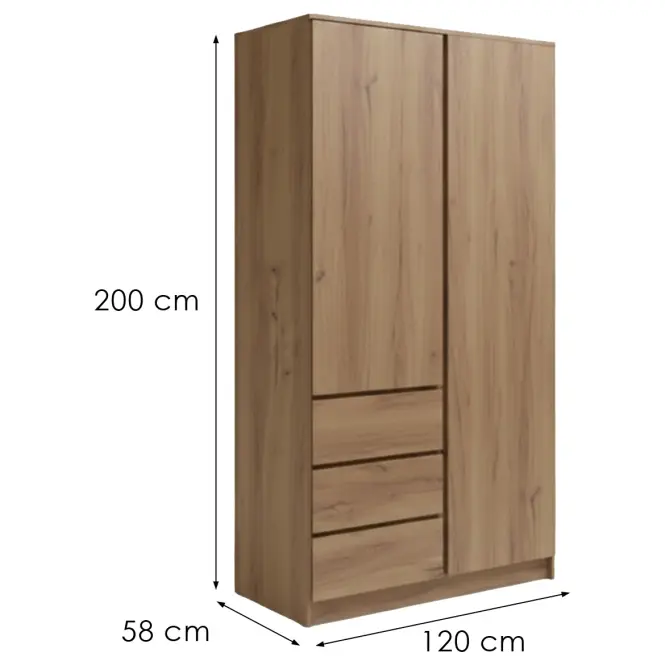 Šatní skříň Eskara 120 riviera