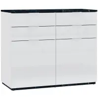 Komoda nr 4 bílá