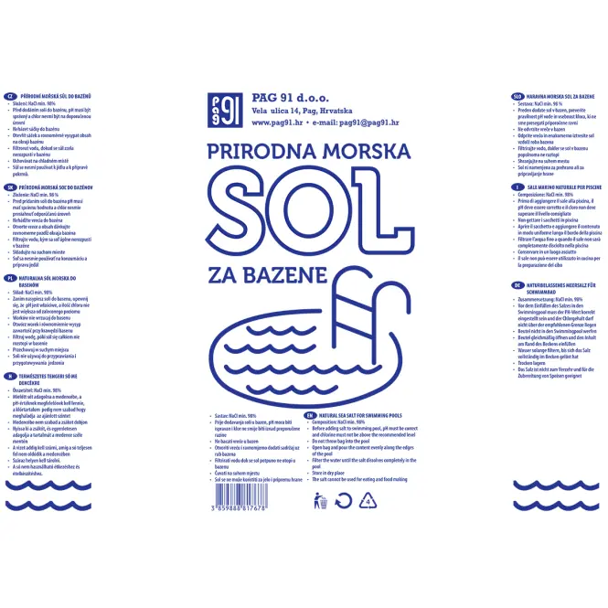 Mořská sůl 25 kg