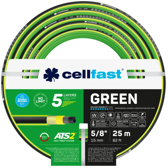Zahradní hadice 5vrstvá Green ATS2 5/8
