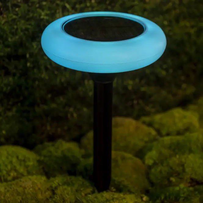 SVITIDLO SOLÁRNÍ 24CM RGB 31370