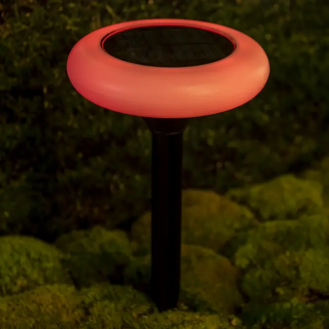 SVITIDLO SOLÁRNÍ 24CM RGB 31370