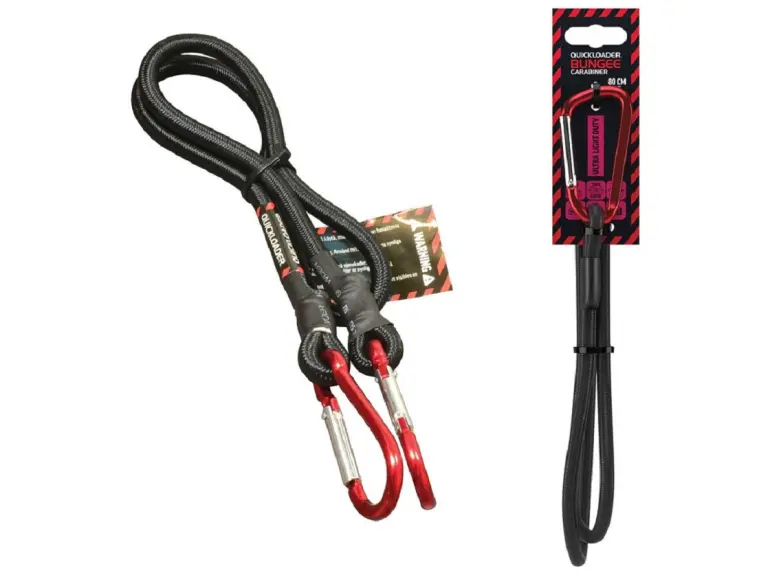 Upínací guma s karabinou Quickloader Bungee Carabiner 80 cm