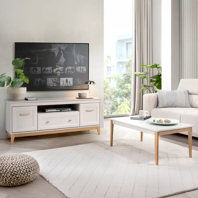Psací stůl 14w Windsor kašmír/dub přírodní