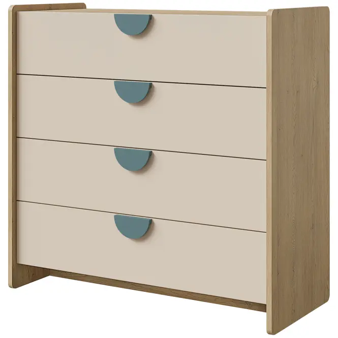 Komoda Lexi 10 cremona/makadamie/námořní