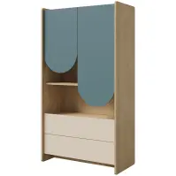 Regál Lexi 6 cremona/makadamie/námořní