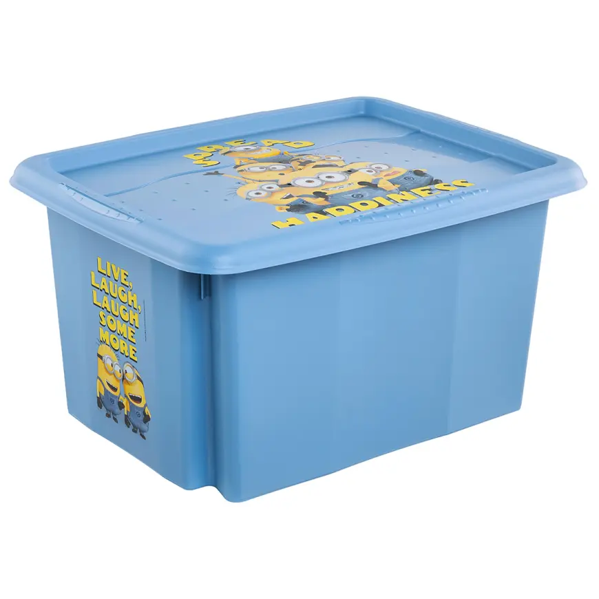 Box otočný s víkem Karolina Minions 30l