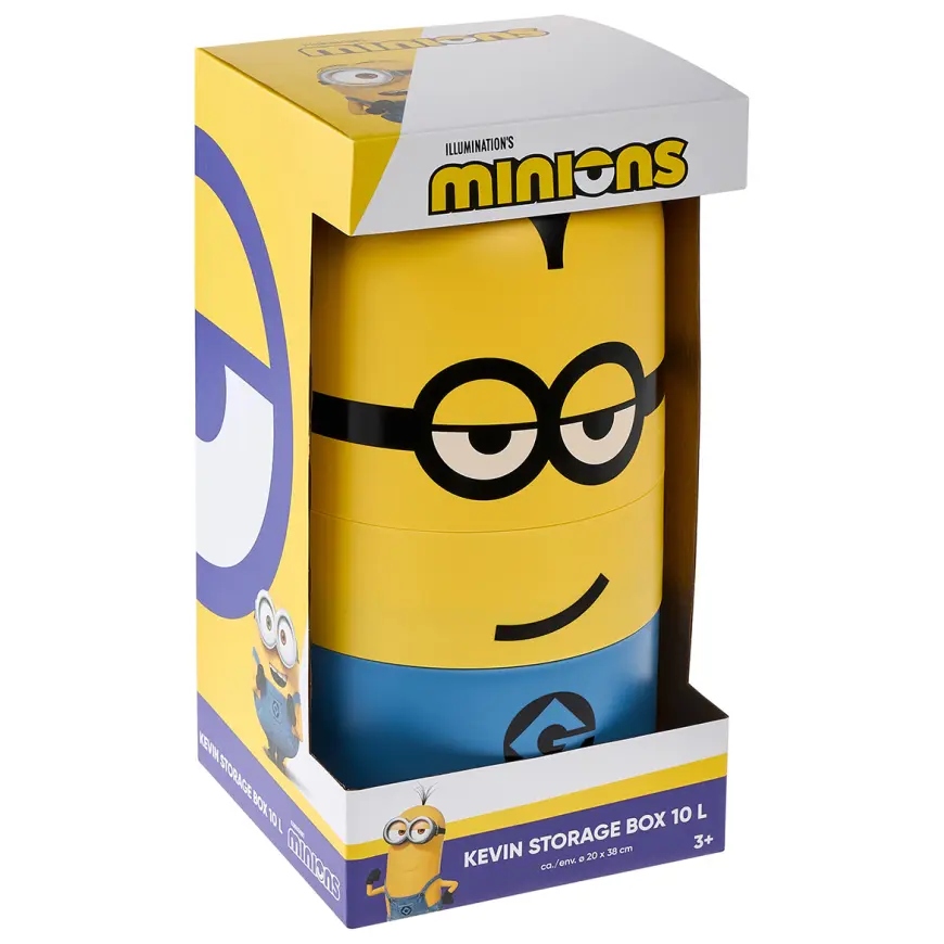 Plastový box Mimoni Stuart žlutý 10l
