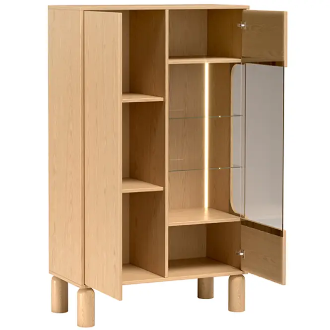 Vitrína Sanden S3 Bookmatch