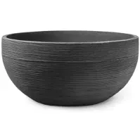 Žardinka žebrovaná antracit 60xv28 cm