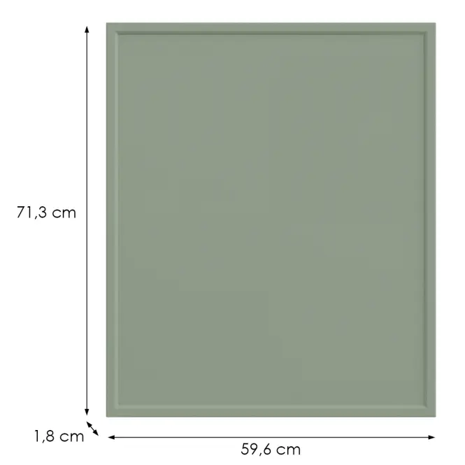 Kuchyňská dvířka D60ZS O6 K-279 olivový GR II,2