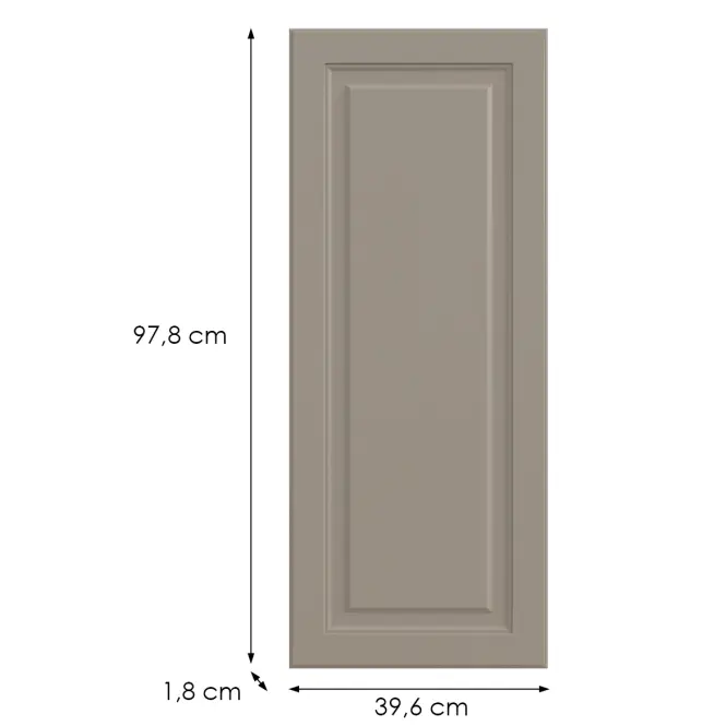 Kuchyňská dvířka G40(100)(L/P) V6 K257 kašmír mat GR II,2