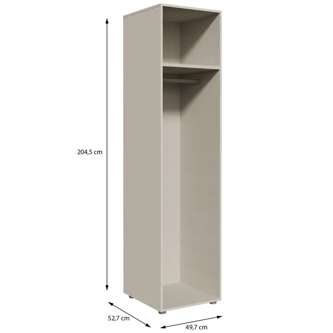 Korpus skříně Moduklix 49,7x204,5 pískově béžový