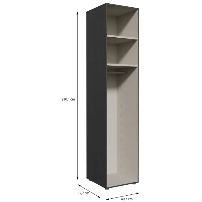 Korpus skříně Moduklix 49,7x230,1 dub Cabezone,2