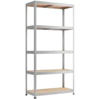 Regál 175 pozinkovaná 180x90x40 – 5 polic/175 kg