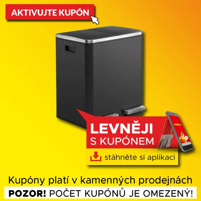 Odpadkový koš ltb030bh01 2x15l black