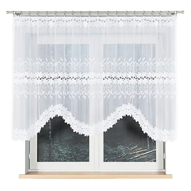 Žakárová záclona BASTIA 400x160,8