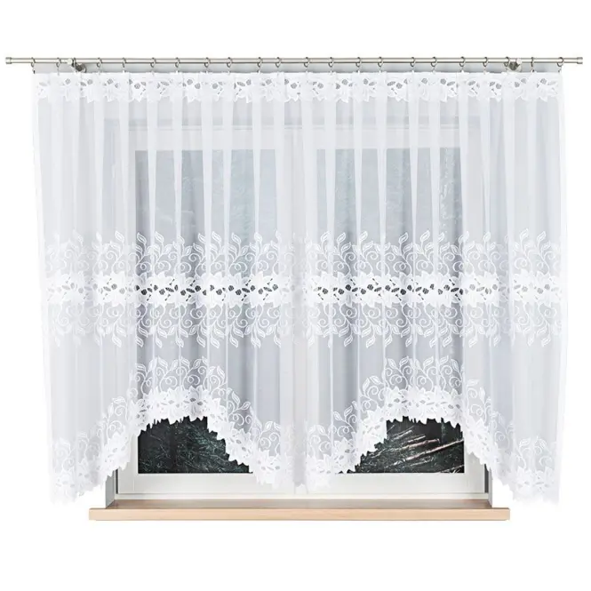 Žakárová záclona BASTIA 400x160,9