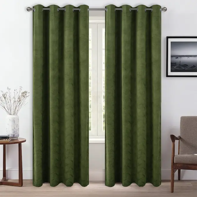 Závěs na kroužcích ADA YC12081/240G/M2/43/140X250 zelený