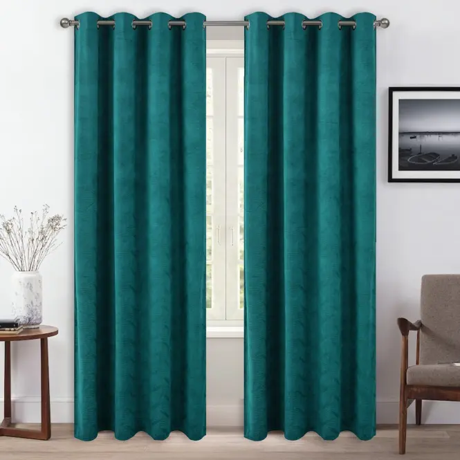 Závěs na kroužcích ADA YC12081/240G/M2/54/140X250 tyrkysový