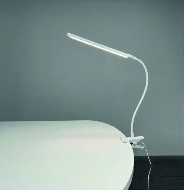 STOLNÍ LAMPA LED SERTA BLACK NA KLIPS 8W 350LM CCT DIM,4