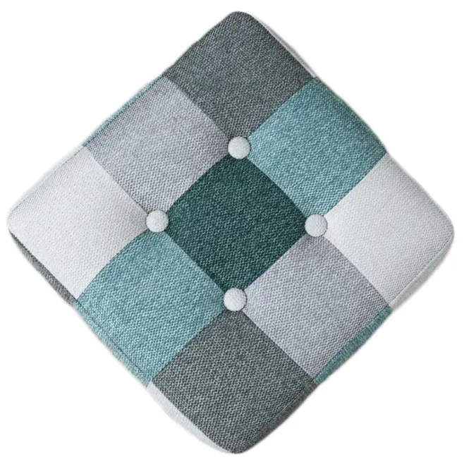Taburetka Maddie zelená patchwork