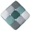 Taburetka Maddie zelená patchwork,3