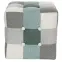 Taburetka Maddie zelená patchwork,5