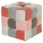 Taburetka Maddie růžová patchwork,4